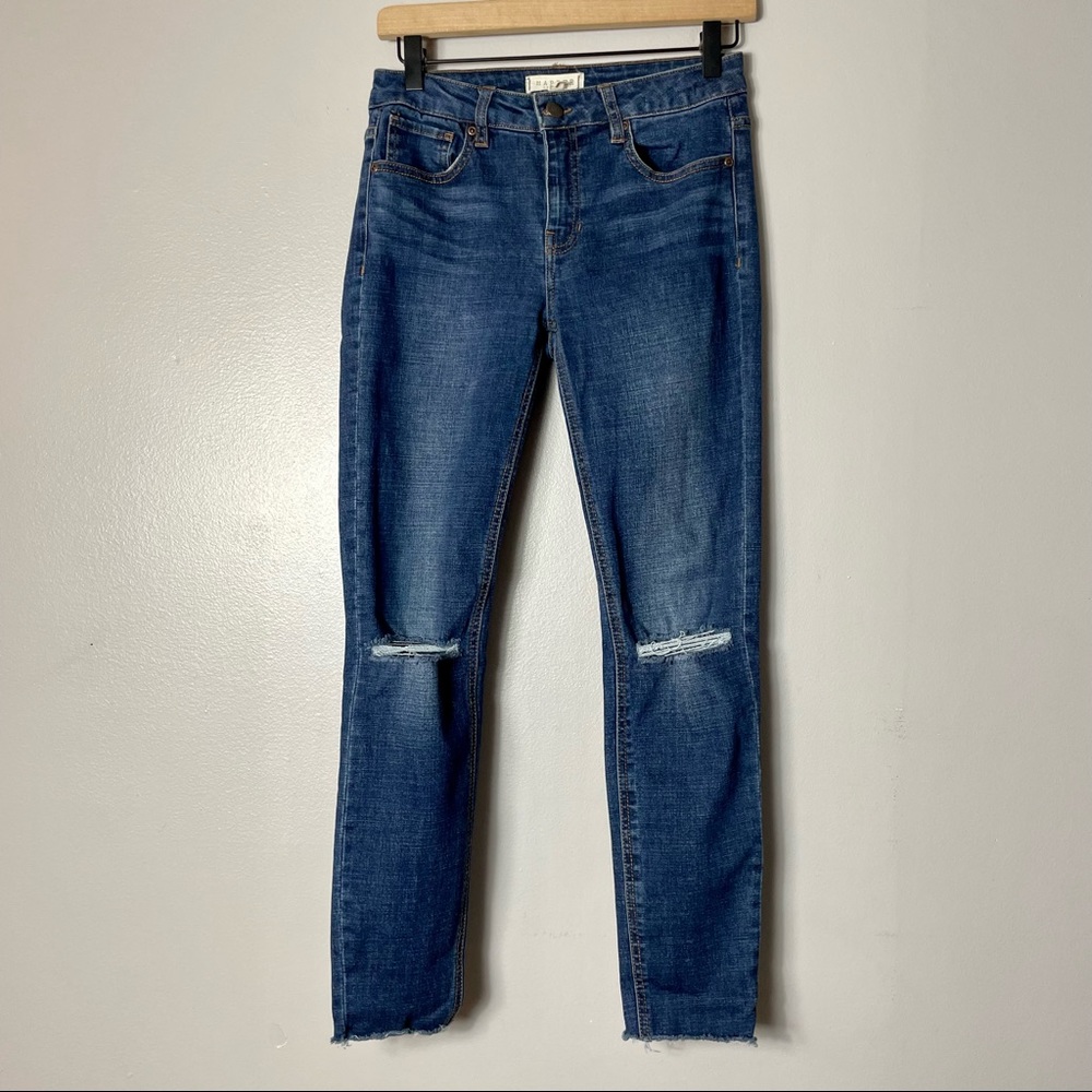 Harper Heritage Distressed Skinny Jeans